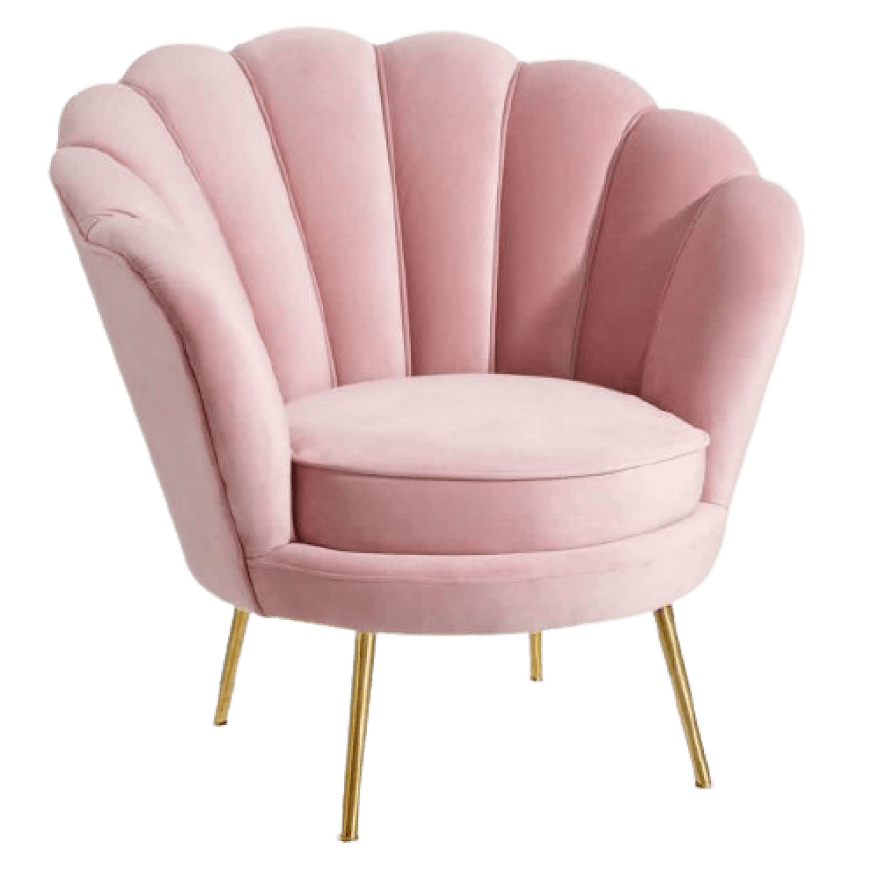 Luxury Flower Shell Sofa Chair